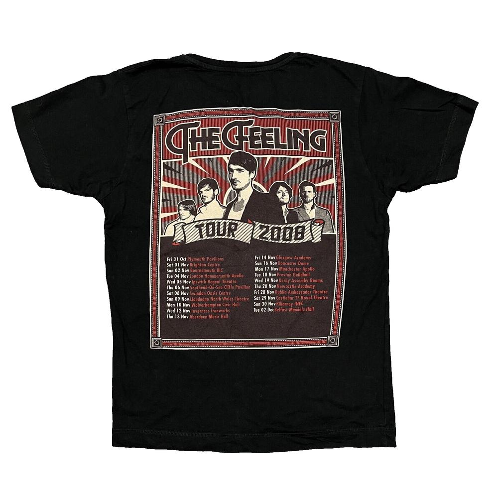 Vintage Band T-shirt The Feeling Indie Rock Britpop Band Tee Arctic Monkeys Y2K S