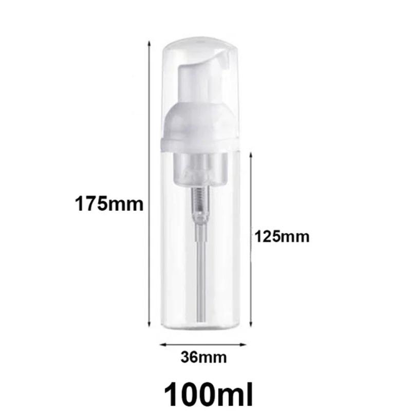2Pcs 30ml 50ml 60ml Plastic Foam Pump Bottle Empty Face Eyelashes Cosmetic Bottle Cleaner Soap Dispenser Foam Bottle