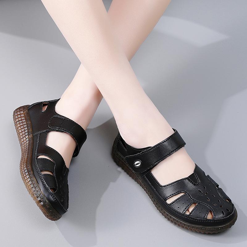 35-42 Dámské Letní Nadměrné Velikosti Prodyšné Módní Děrované Boty Ležérní Dámské Boty Sandály Zahradní Boty