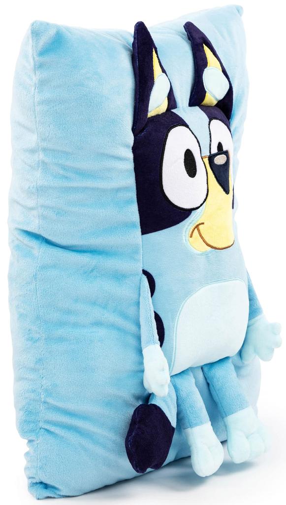 Bluey Snuggle Pillow – Super Soft Plush Decorative Throw Pillow – Measures 15 Inches (Official Bluey Product)