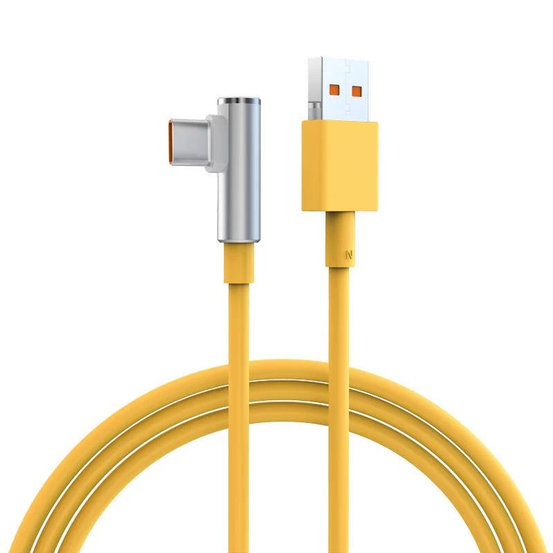 

1 шт. оригинальное сверхбыстрое USB-зарядное устройство 120 Вт 6 А, подходит для зарядки X5 Pro Note 8 9 10 11, кабель Type-C под углом 90 градусов