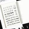 Weather Signs Transparent Stamp Clear Stamp Seal Time Words Silicone Stamp for Photo Scrapbooking Decorations