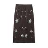 Autumn 2025 European Style Women's Mid-Length Sequin Embroidered Skirt