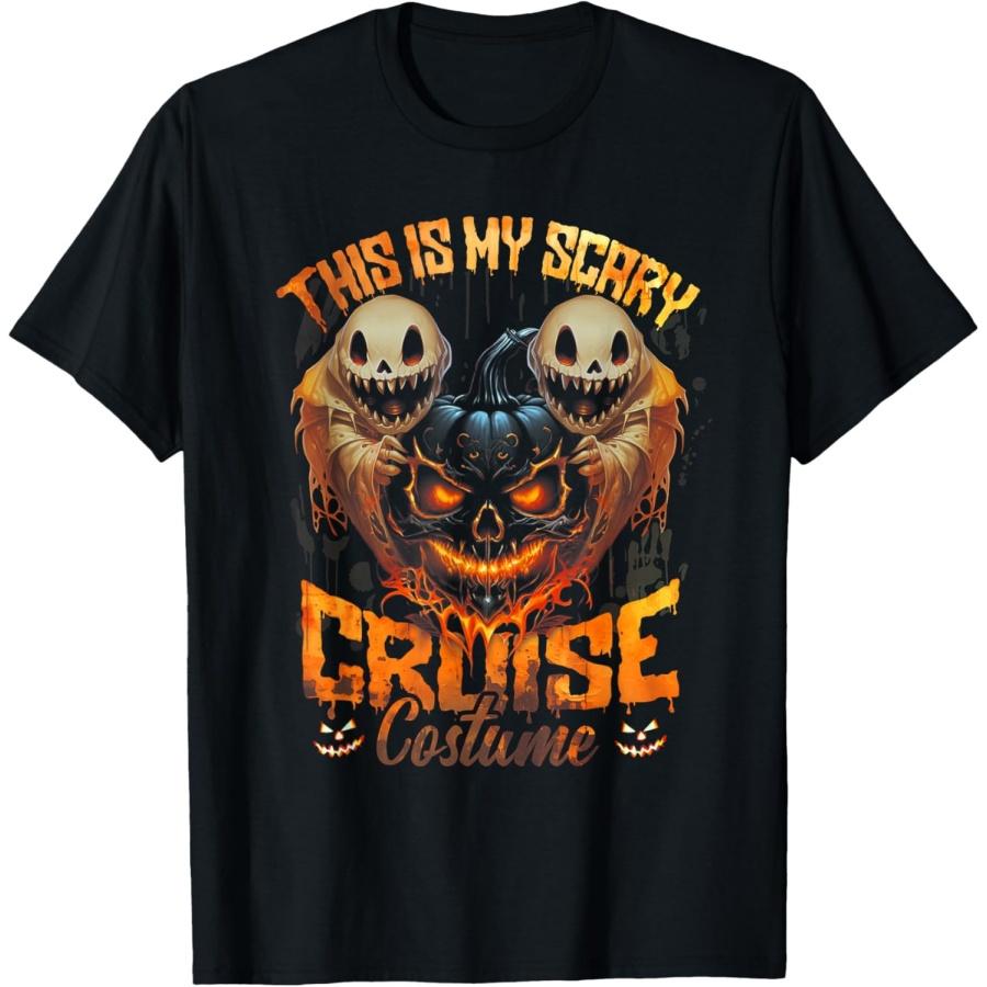 This Is My Scary Cruise Costume Devil Ghost Horror Halloween T-Shirt S