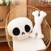 Creative Halloween Skull Bone Plush Toy Human Skeleton Doll Monster Horror Doll Funny Halloween Props Plush Decoration Gift