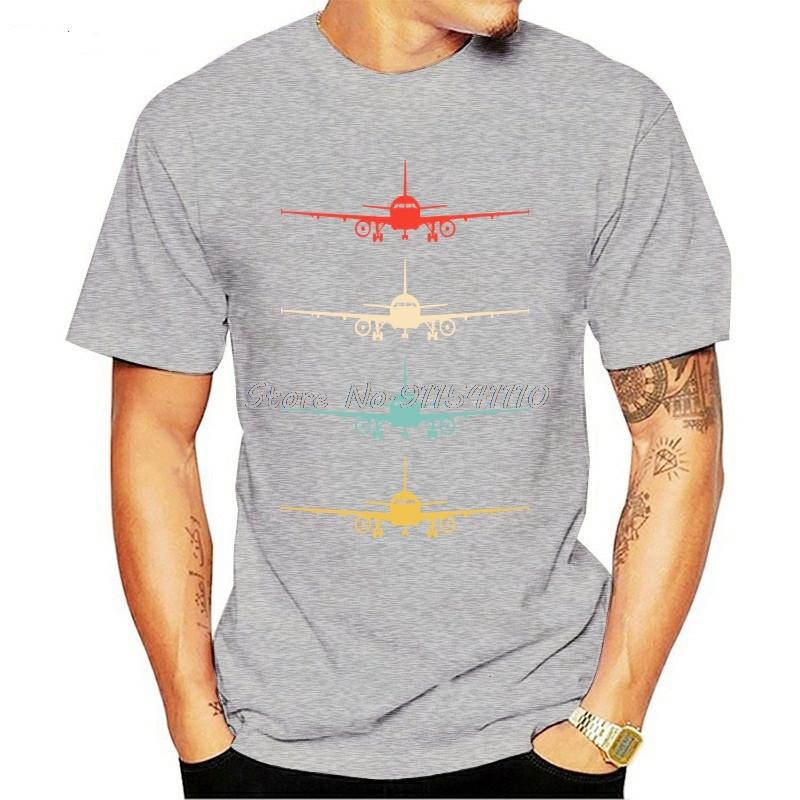 Aviation Airplane Flying Airline Funny Vintage Pilot Gift T-Shirt Black Men Tee Shirt Men Cotton Tees Harajuku Streetwear