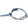 Bally B-Chain Leather Bracelet Men Accessories Blue 6303087