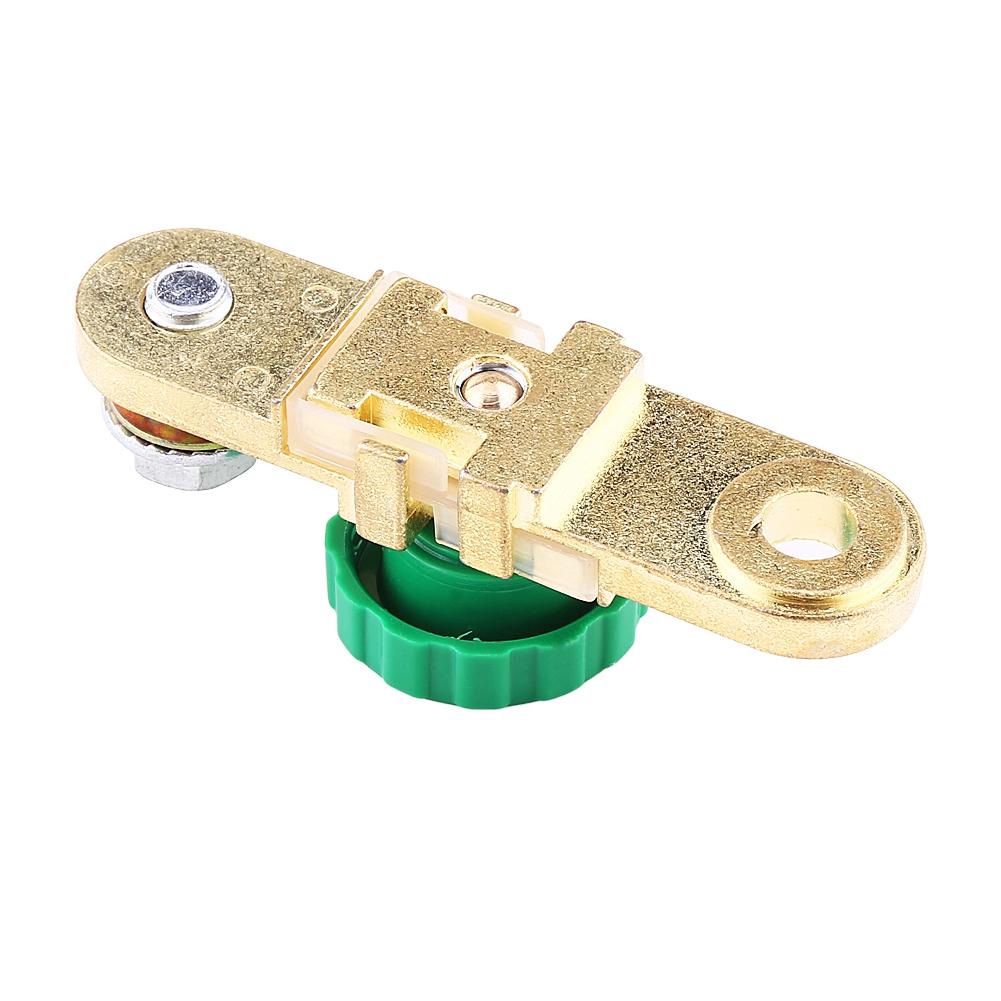 1Pcs Green Head Car Battery Terminal Link Switch Quick Cut off Disconnect Auto Accessory