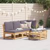 VidaXL Garden Lounge Set with Cushions 5 Pcs, Chairs with Backrest, Furniture Set, Outdoor Patio Terrace Furniture, 3214308