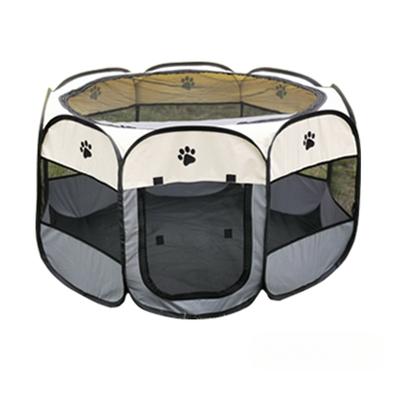 Cat and Dog Delivery Room Fence Pet Octagonal Cage Portable Foldable Transparent Pet Cage Pet Tent