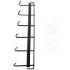 6-Hook Wall Rack Traceless Adhesive Kitchen Utensil Hanger Multipurpose Storage Organizer for Kitchen Bathroom Bedroom