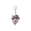 55MM Anime hololive Keychain Tokino Sora/Robocosan/Ōokami Mio/Shirogane Noel Key Chain Acrylic Model Plate Christmas Gifts