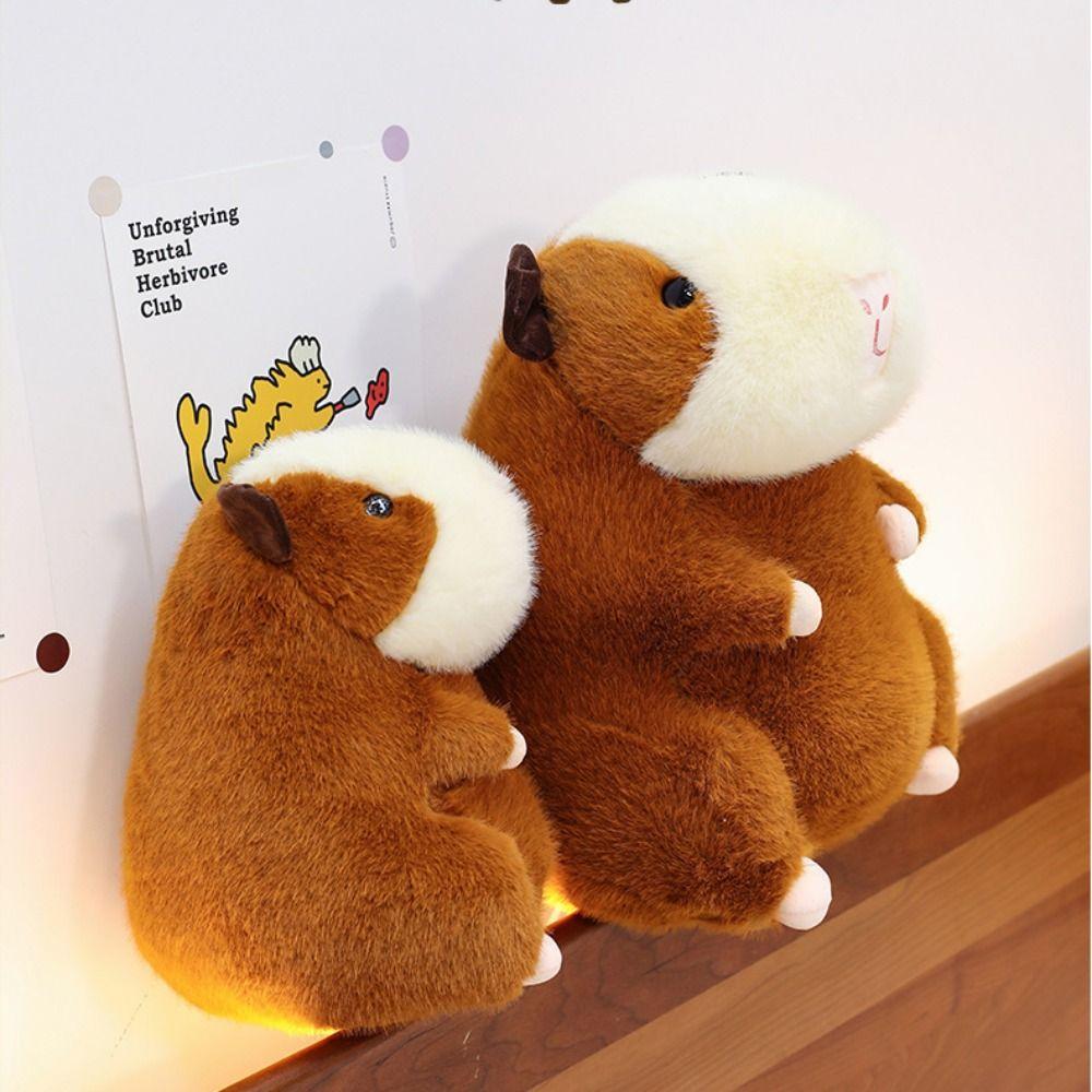 Simulation Capybara Plush Toy Squirrel Capibara Fluffty Doll Christmas Toy