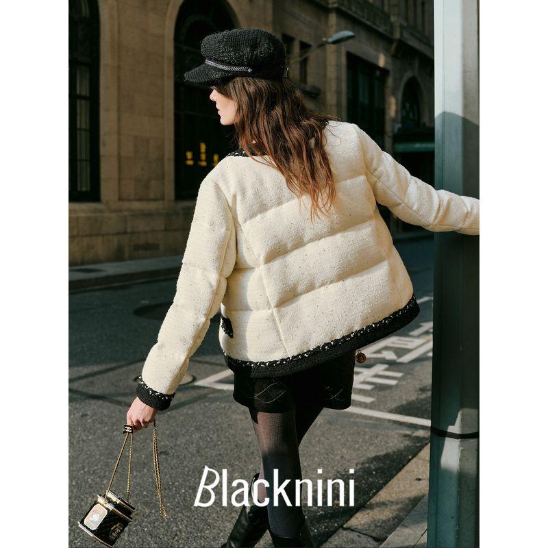 Blacknini Yin WAF/"Snow Elf" 95 White Goose Down Heattech High Fluffy Five-Weight Yarn Sequin Down Jacket