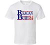 Reagan Bush 84 Campaign Politics Republican T Shirt Mens Womens Tees Top