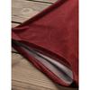 Summer large size red love interwoven pattern printed bat sleeve crew neck T-shirt, dovetail irregular hem
