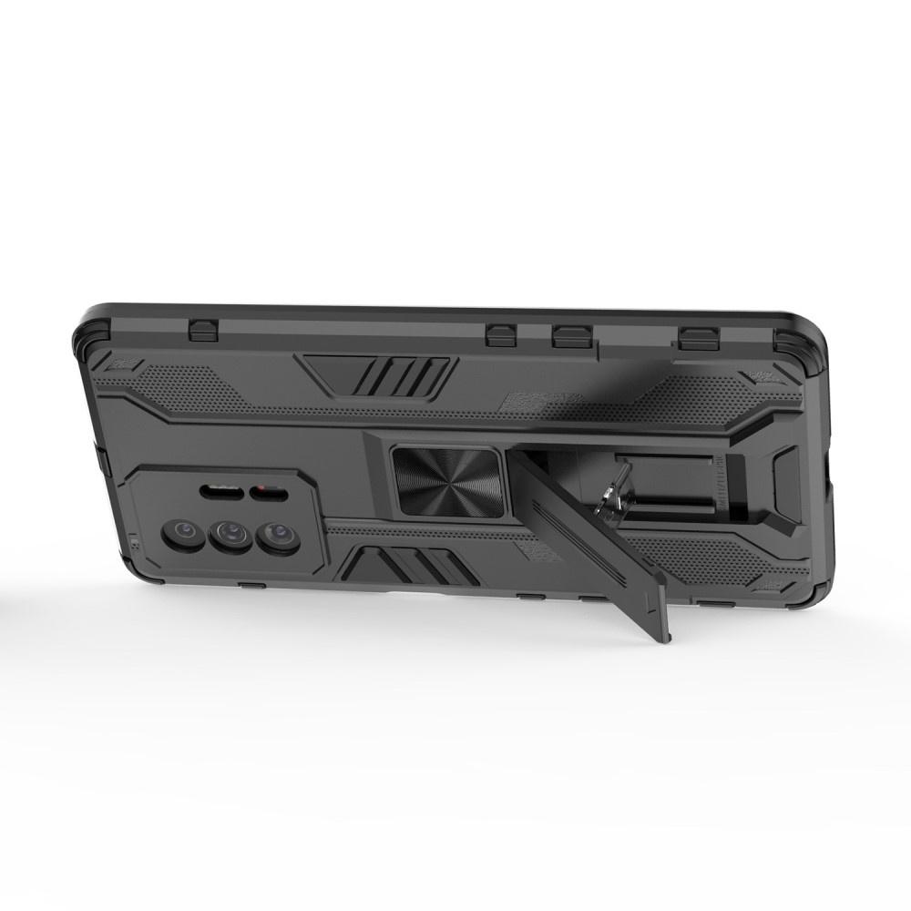 Case for Xiaomi 11T / 11T Pro, Military kickstand, black