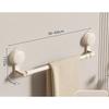 Portable Suction Cup Wall Towel Rack Traceless Retractable Towel Holder Self-adhesive Single Rod Storage Shelf Kitchen Bathroom
