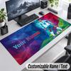 Custom Name Text Mouse Pad Cristiano Ronaldo Personalized Desk Pad For Work And Gaming
