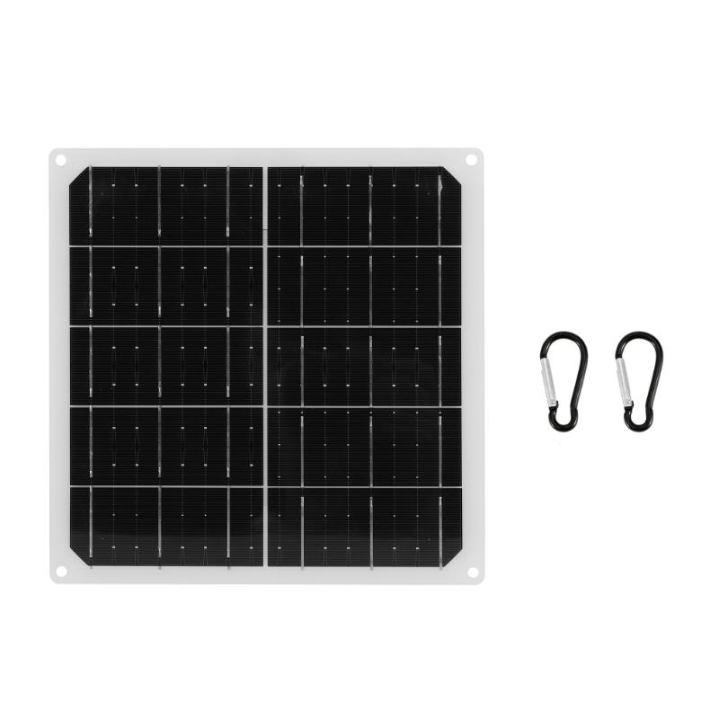 USB Solar Panel Portable Monocrystalline Solar Cell Home Outdoor Charging for Phone Camping Traveling Mobile Power Supplies