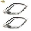 2pcs Chrome Rear Fog Lights Lamp Cover Fit For 2012 2013 2014 Mazda CX-5