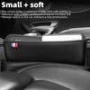 1PC Car Console Side Seat Gap Filler Storage Box PU Leather Front Seat Organizer