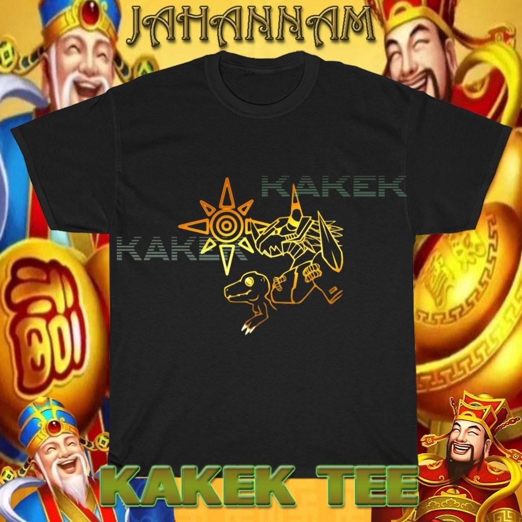 New DIGIMON Crest of Wargraymon Anime Logo T-Shirt M