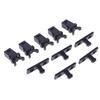 10Pcs Black White Pr-001 Small Door Lock Switch Lock For Ms Air Conditioner Set
