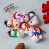 Merry Christmas Decor Snowman Hanging Ornaments (Pack of 6) Props Christmas Tree Decorations Items for Home Office
