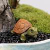 Small Tabletop Garden Decor Mini Resin Frog And Turtle Statues, Micro Landscape Animal Ornaments, Succulents Planter Embellishments Figurines for Pots