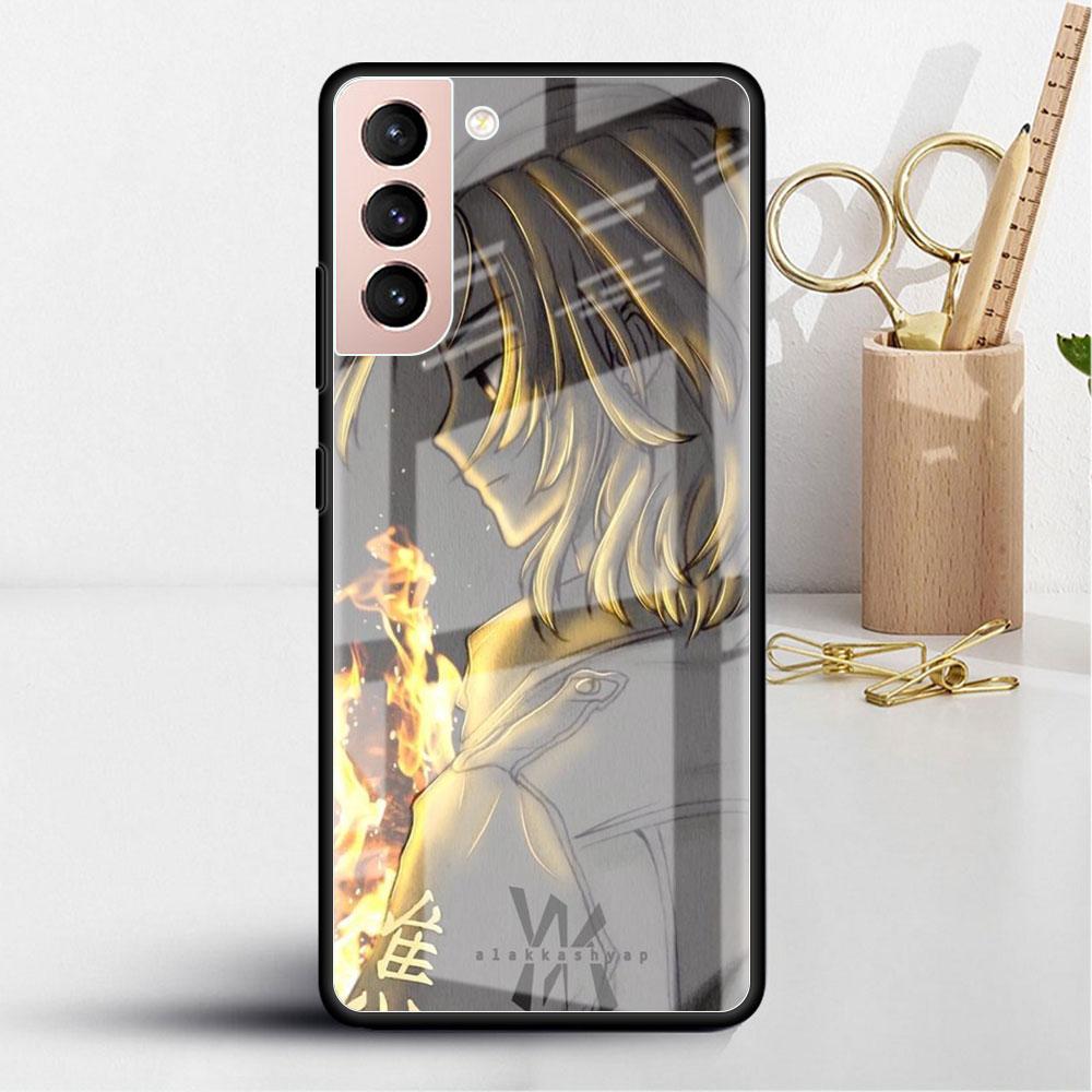 Glass Case For Samsung Galaxy S22 S20 FE S21 5G S10 S9 Plus Note 10 20 Lite Tempered Phone Cover Japan Anime Tokyo Revengers