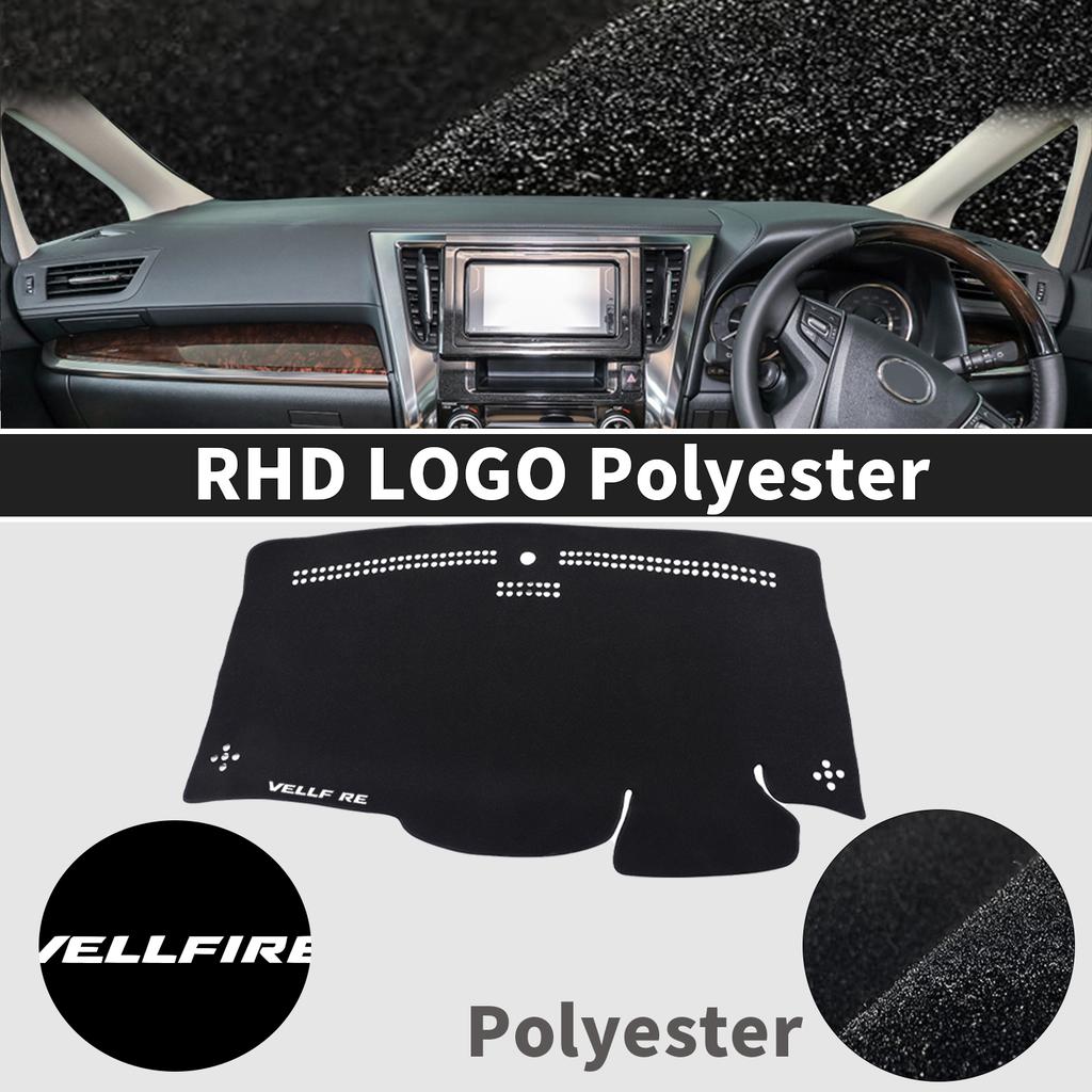 fit for Toyota Alphard Vellfire 30 AH30 2015- RHD Dashmat Dashboard Cover Pad Protective Carpet Accessories DashMat Sunshade