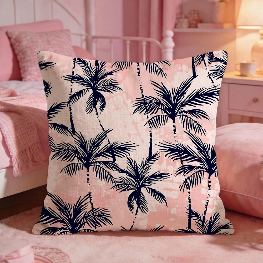 PlantPalm treeS Cushion Cover Premium Comfort Reversible Pillow Cove Two in One Design for Any Room Car Interior