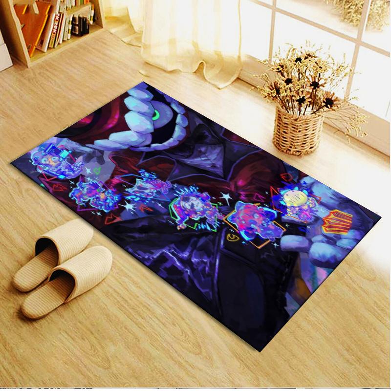 Digital Circus Carpet Rug For Living Room Bedroom Home Sofa Decorationkids Play Nonslip Floor Mat