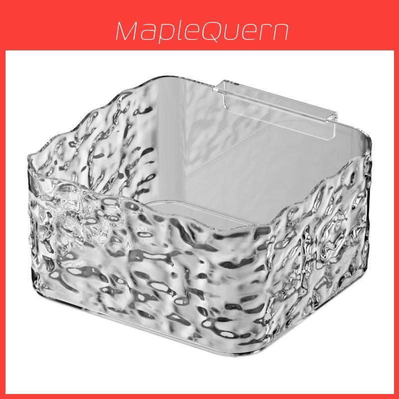 Modern Minimalist Plastic Makeup Organizer With Clear Pet Design For Bathroom And Bedroom Storage