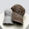 And Women Broken Style Embroidered Letter Prints Baseball Caps Bandhnu Sun Protection Street Style All-Match Distressed Peaked Hats Trendy Ins