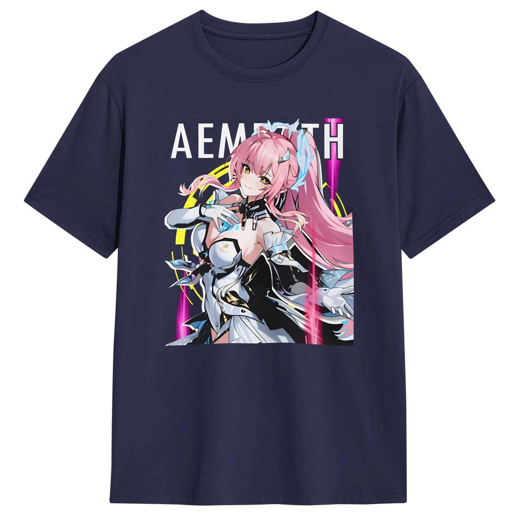 Leisure Wuthering Waves Characters Tshirt Unisex Crewneck 100 Cotton T Shirts Short Sleeve Tees Plus Size Clothes