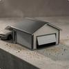 1/64 Garage Diorama Rollup Door Miniature Model Pitched Roof Yellow Brown