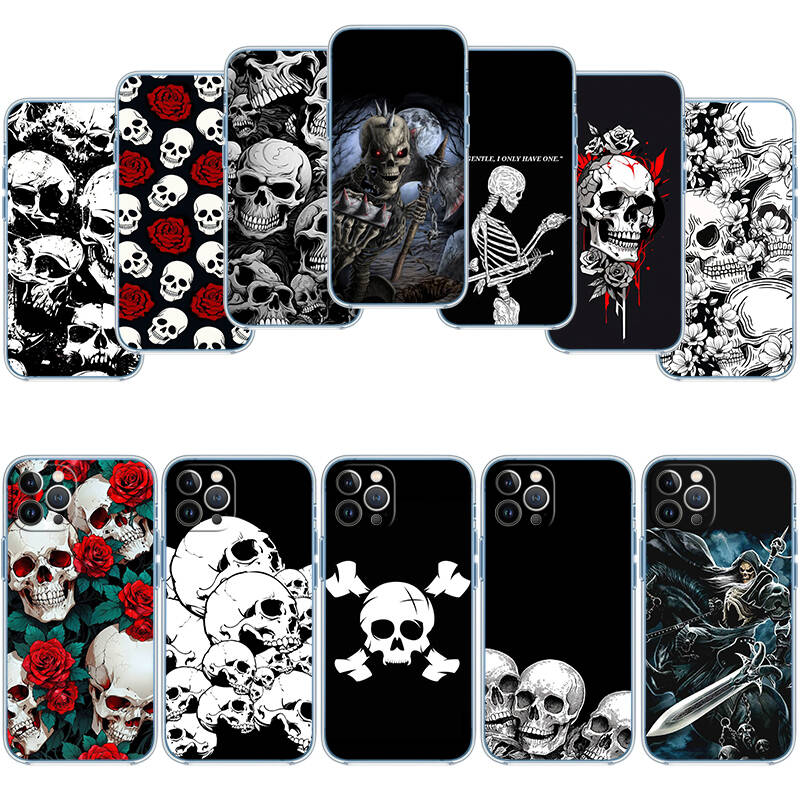 Skeleton Skull Phone Case for Motorola G14 G15 G24 G30 G31 G32 G34 G41 G42 G51 G52 G50 G60S G60 G62 G72 G71 G73 G84 G85 G200 E32