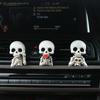 3Pcs Cute Resin Skull Car Air Outlet Diffuser Funny Auto Interior Aromatherapy Decor Cool Gift for Boyfriend