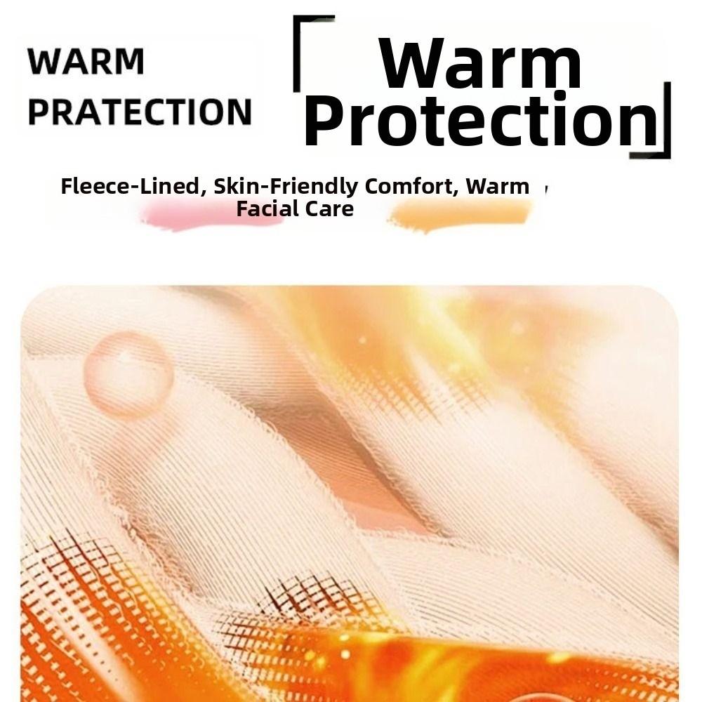 Thermal Ear-Protecting Face Mask Windproof Earflap Mask Motorcycle Face Shield  Cold Weather