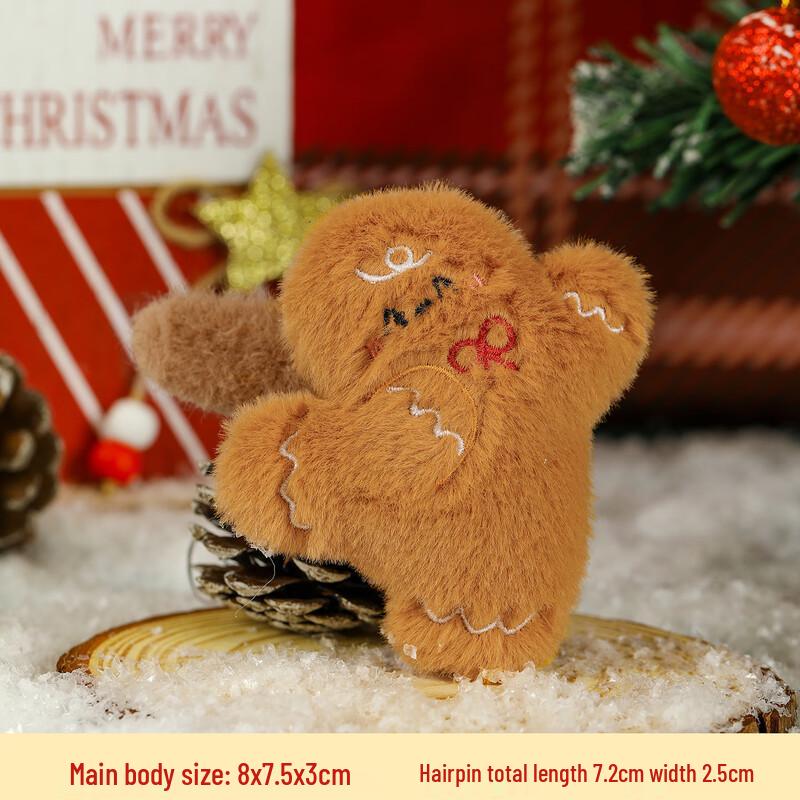 Cartoon Christmas Santa Hair Clips