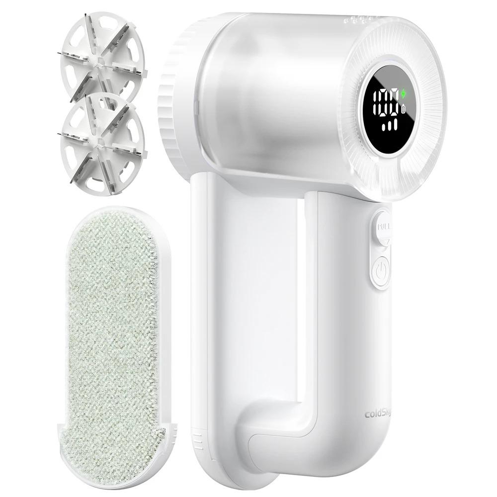 

ColdSky Electric Hair Ball Trimmer Lint Remover Rechargeable Clothes Lint Machine Fuzz Pellet Remover Fabric Shaver белый
