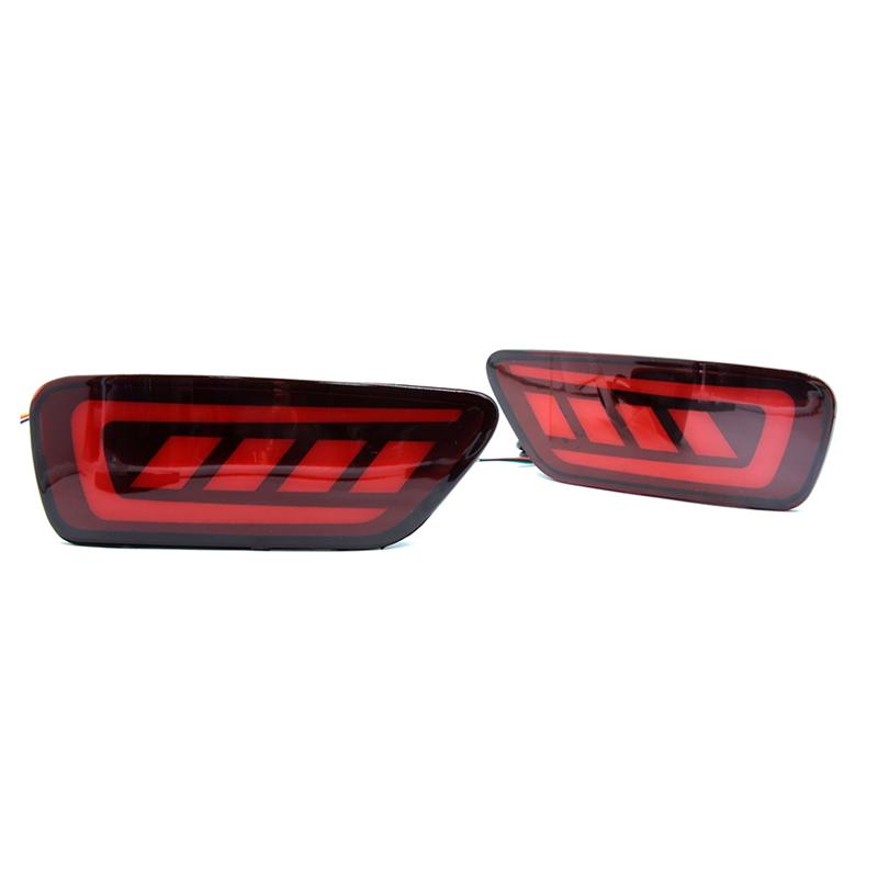 LED Tail Light For Jeep Grand Cherokee 2011- Rear Bumper Reflectors Stop Brake Turn Signal Light For Jeep Compass-A87Q