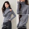 Women's Anti-Pilling Ribbed High-Neck Knit Top