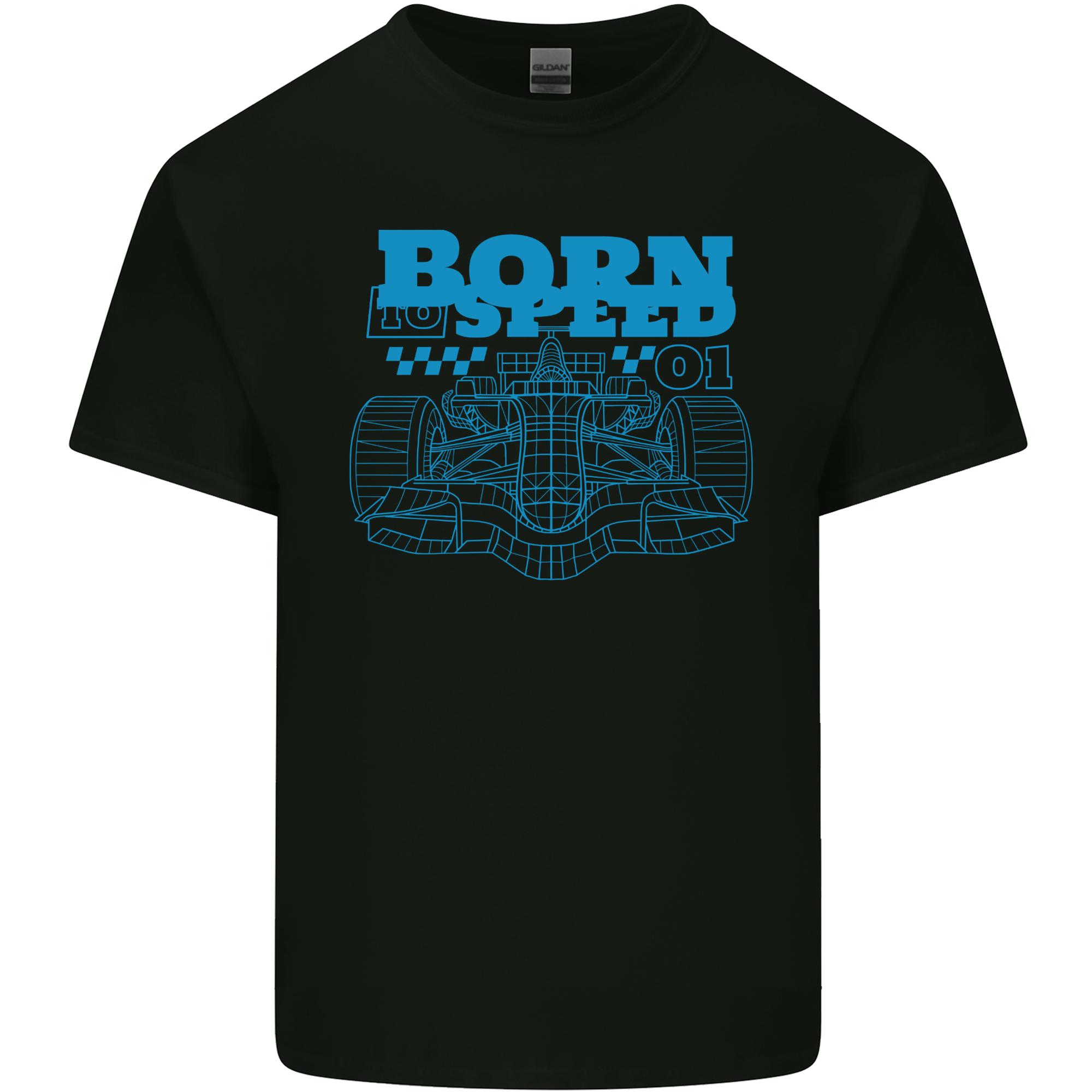 Motorsport Born to Speed Formula Racing Car Unisexs Light Cotton TShirt S