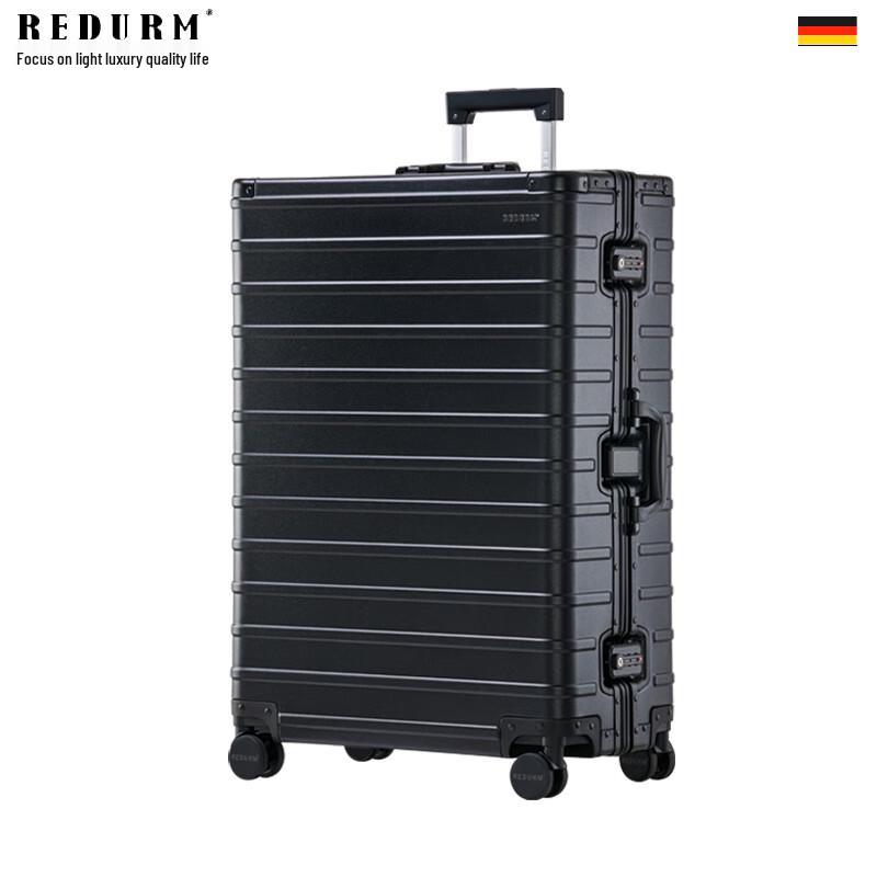Ruide Mu RL-QL0112 Aluminum Magnesium Alloy Hardside Spinner Luggage 20-inch