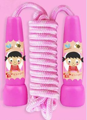 Children'S Jump Rope Bamboo Knot Jump Rope Beginner Adjustable