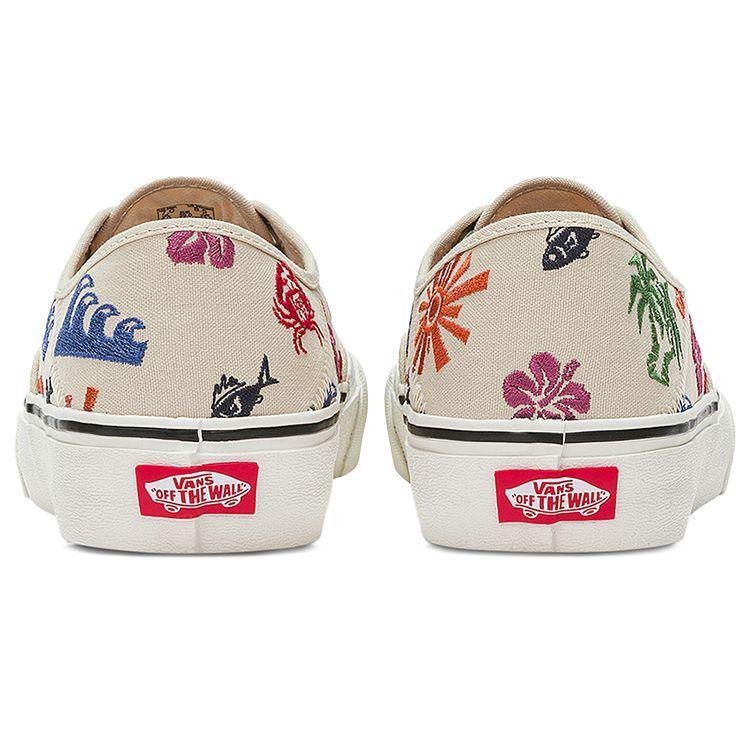 Vans Authentic Embroidered Casual Low-Top Skate Shoes Unisex sneakers White VN0A5HYP2N1