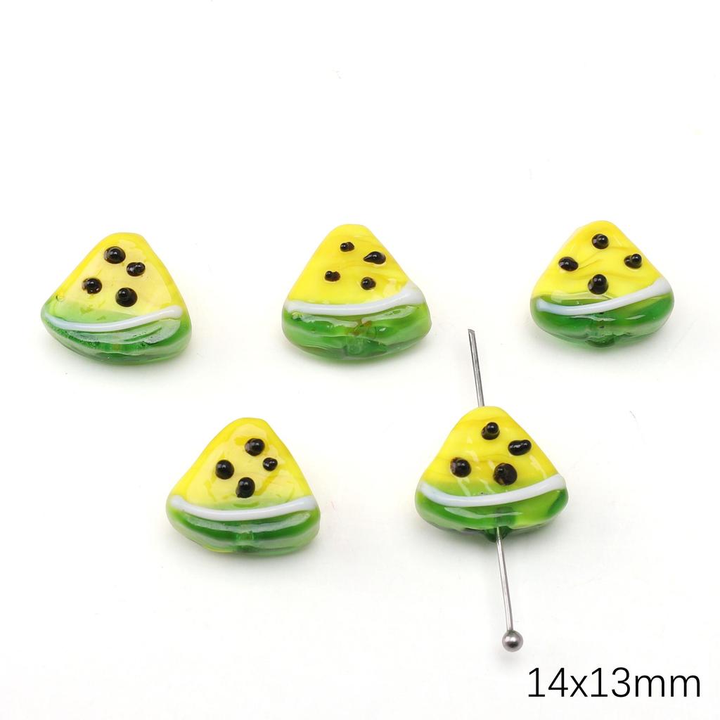 Glass Beads Fruit Charm For DIY Necklace Bracelet Earrings Jewelry Making Craft Accessories